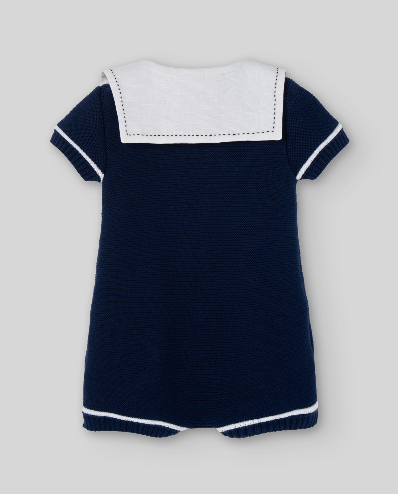 Knit Short Romper "Eslora"