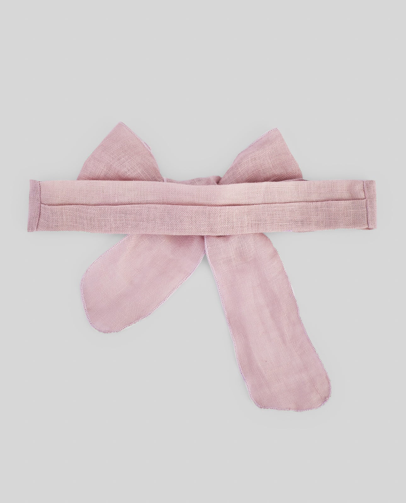 Woven Ceremony Girl Dress with Rose Band