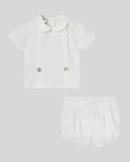 Woven Blouse & Shorts Set