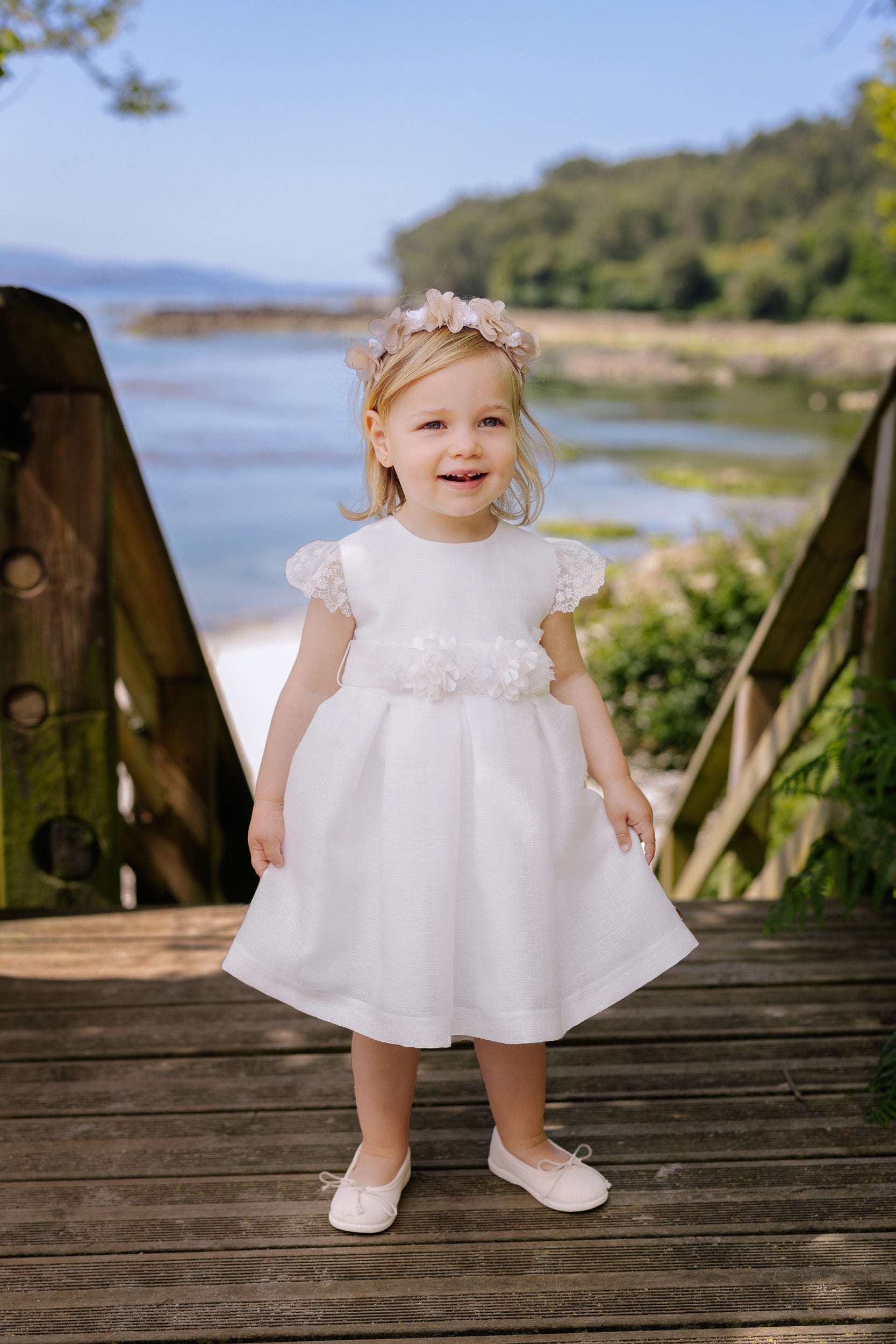 Woven Ceremony Girl Dress