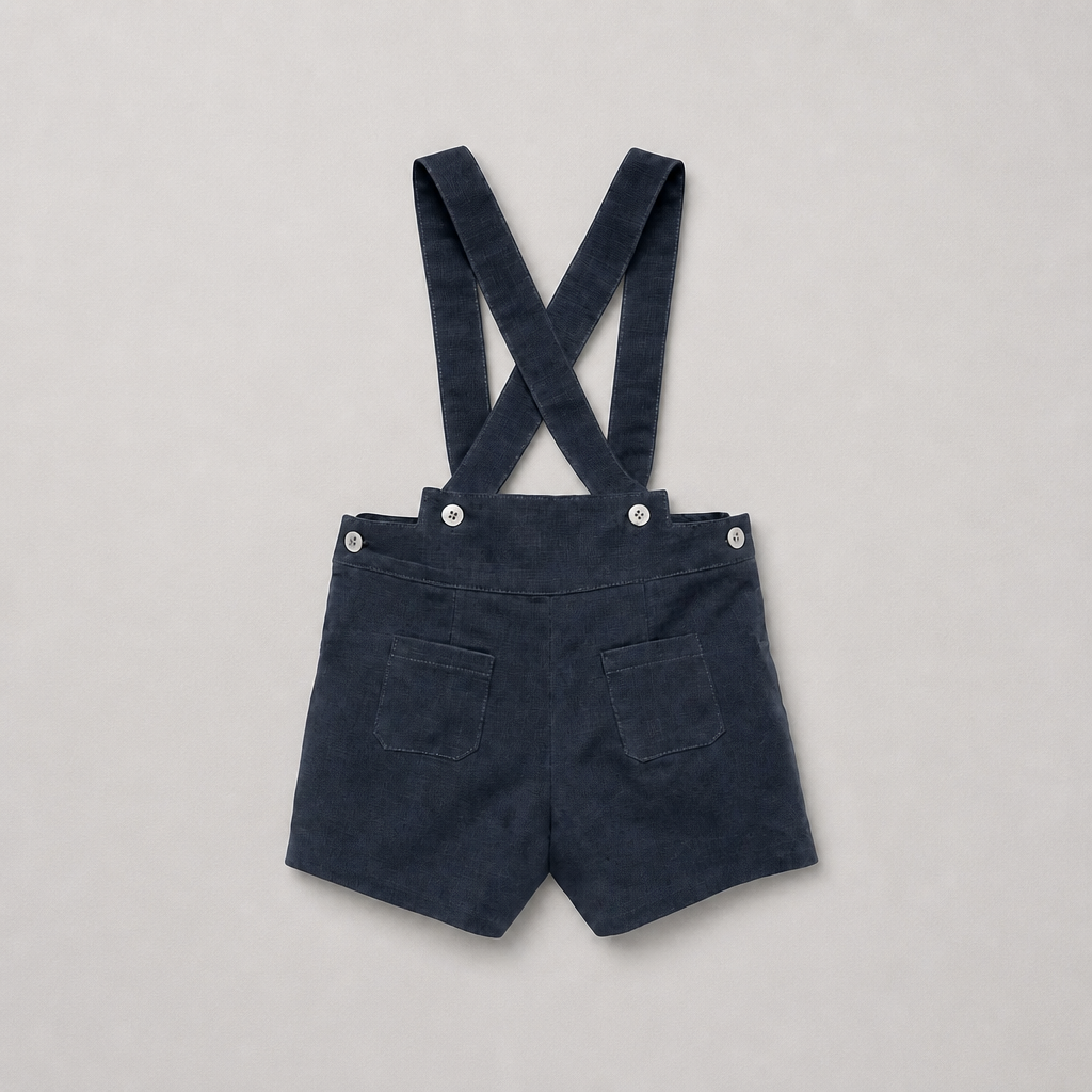 Julian Corduroy Navy Romper