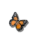 Hand-painted Mini Monarch Butterfly Claw Hair Clip | Eco-Friendly Orange