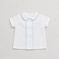 Eduardo Shirt with Blue Stitching