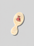Hand-painted Love Teddy Handbag Hero Brush | Eco-Friendly