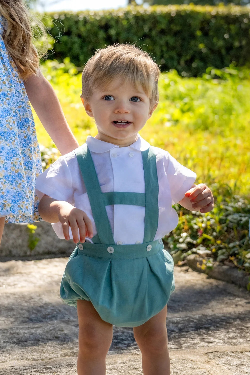 Leonardo Linen Romper