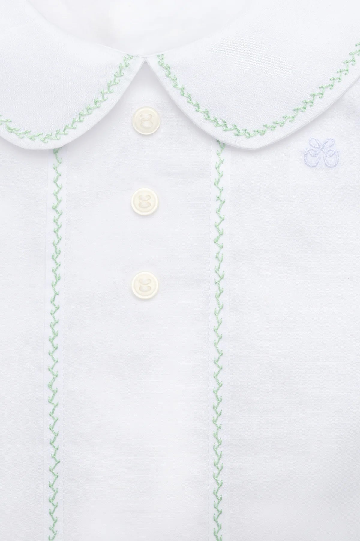Eduardo Shirt with Olive Stitching
