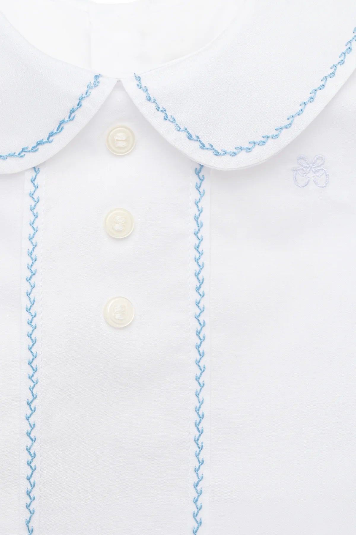 Eduardo Shirt with Blue Stitching