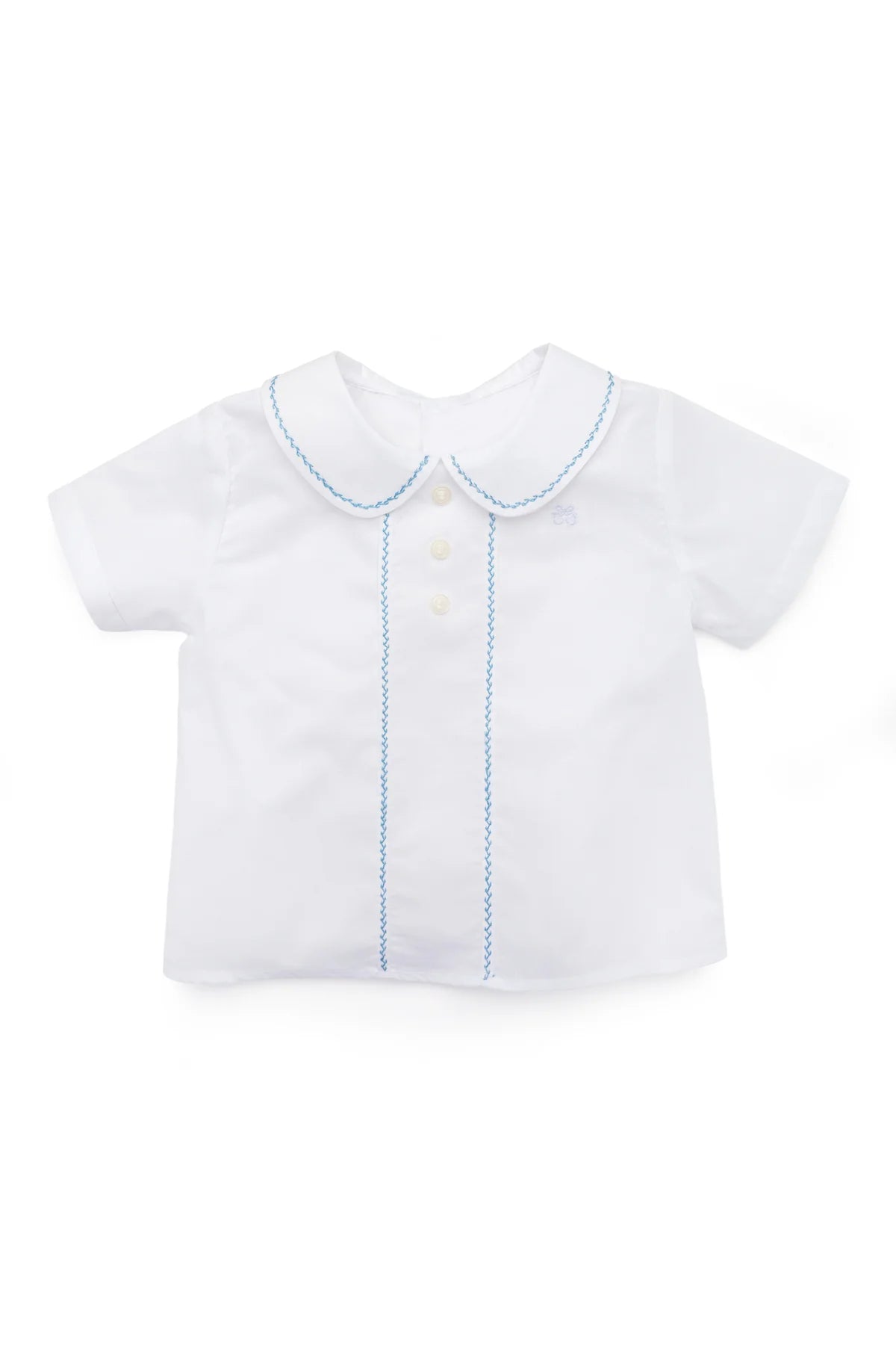 Eduardo Shirt with Blue Stitching