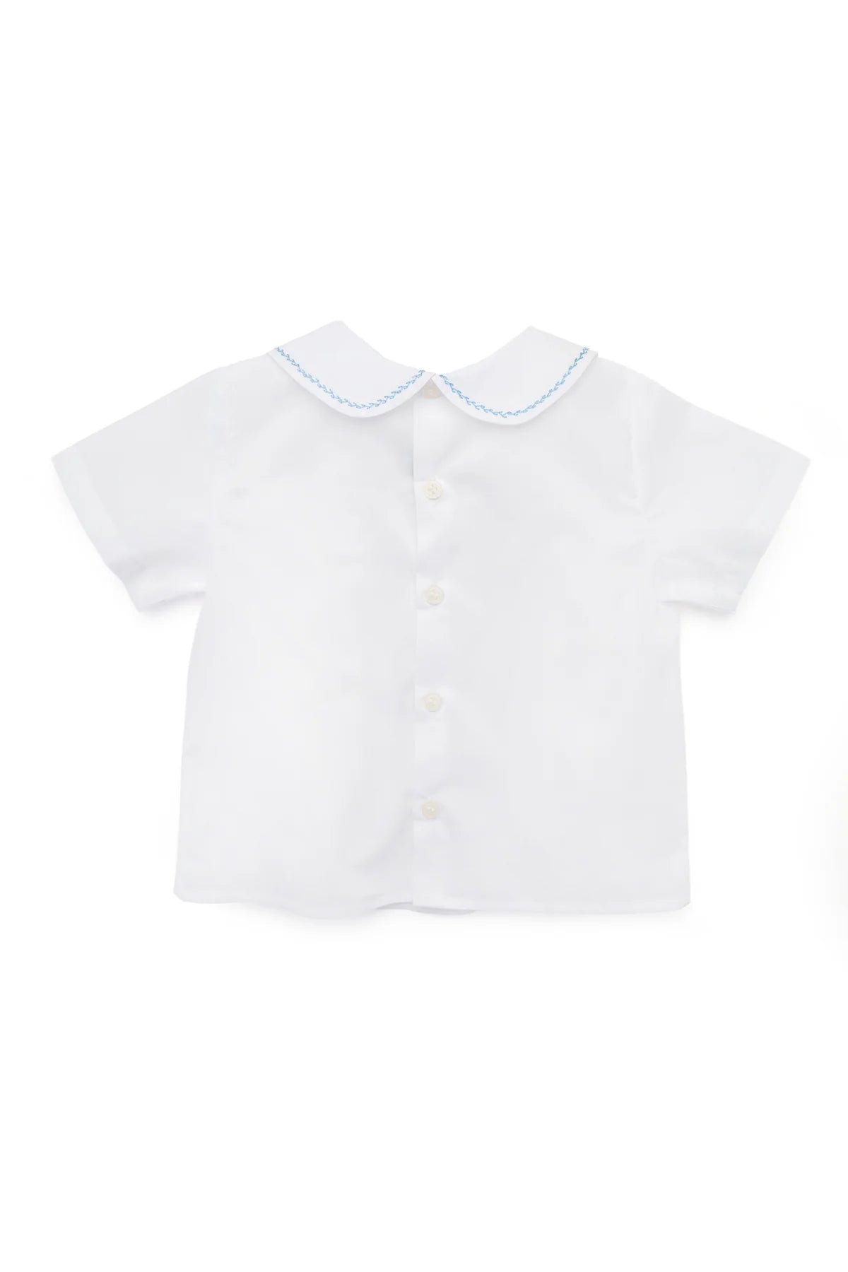 Eduardo Shirt with Blue Stitching