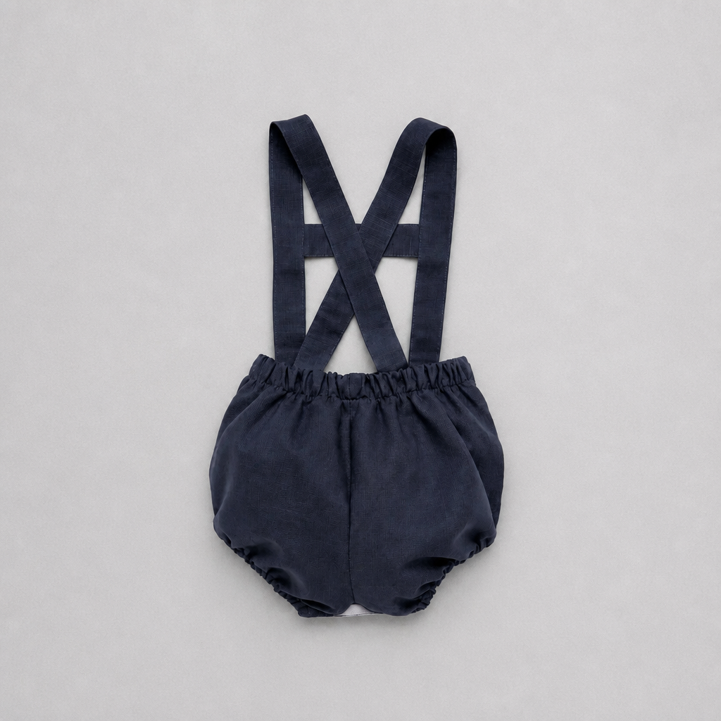 Leonardo Corduroy Navy Romper