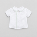 Eduardo Shirt with Olive Stitching