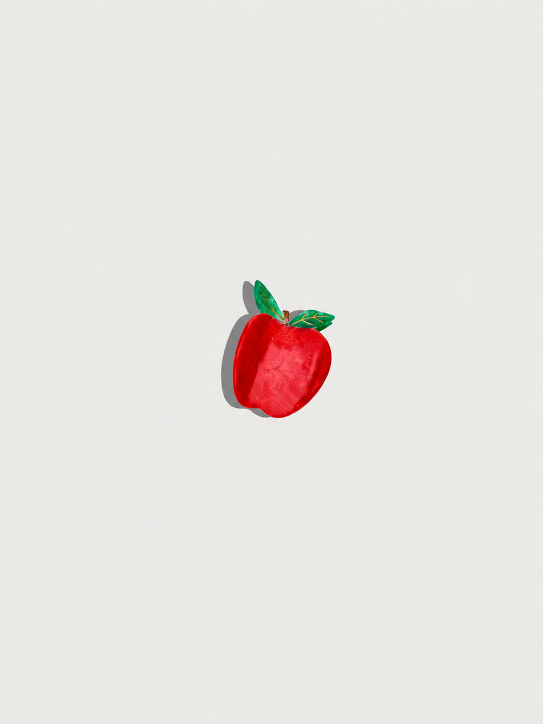 Hand-painted Mini Apple Claw Hair Clip