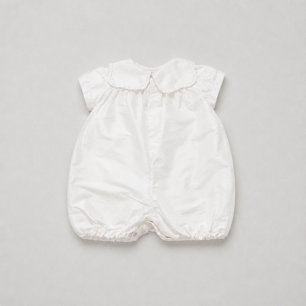 Ceremony Raw Silk Romper
