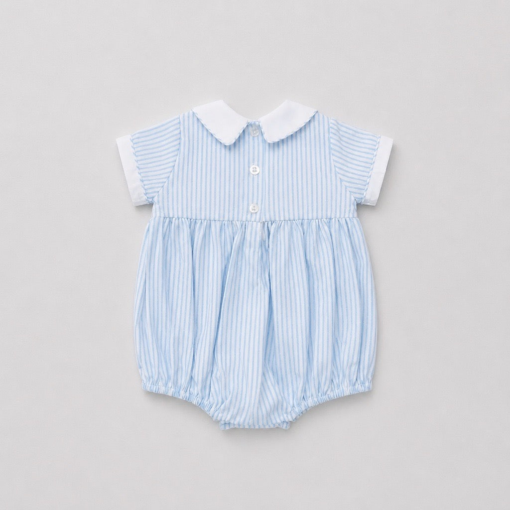 Margot Boys Smocked And Striped Bubble
