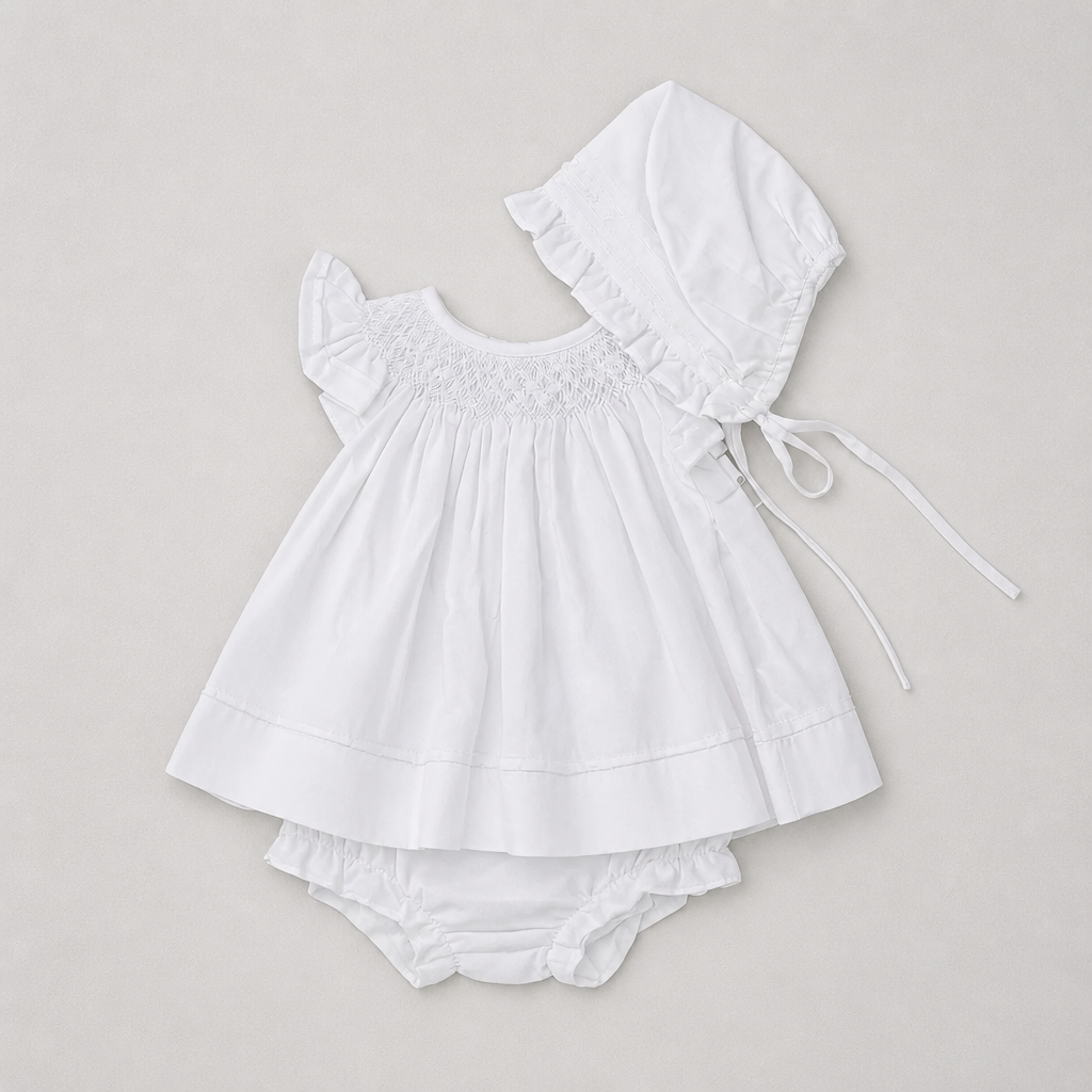 White Cotton Set 3 Pc