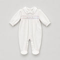 Fleur Pink Dot Flower Footie