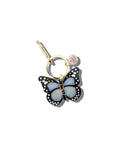 Hand-painted Monarch Butterfly Bag Charm + Keychain | Eco-Friendly